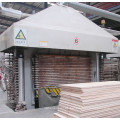 Máquina de prensado en caliente de la línea de producción de madera contrachapada de China